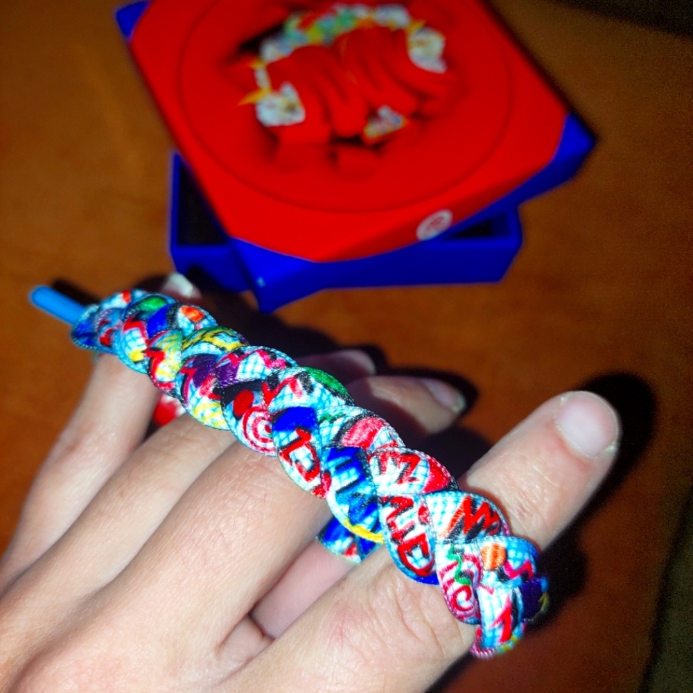 Exclusive One Of A Kind Comicbook Themed Rastaclat Bracelet